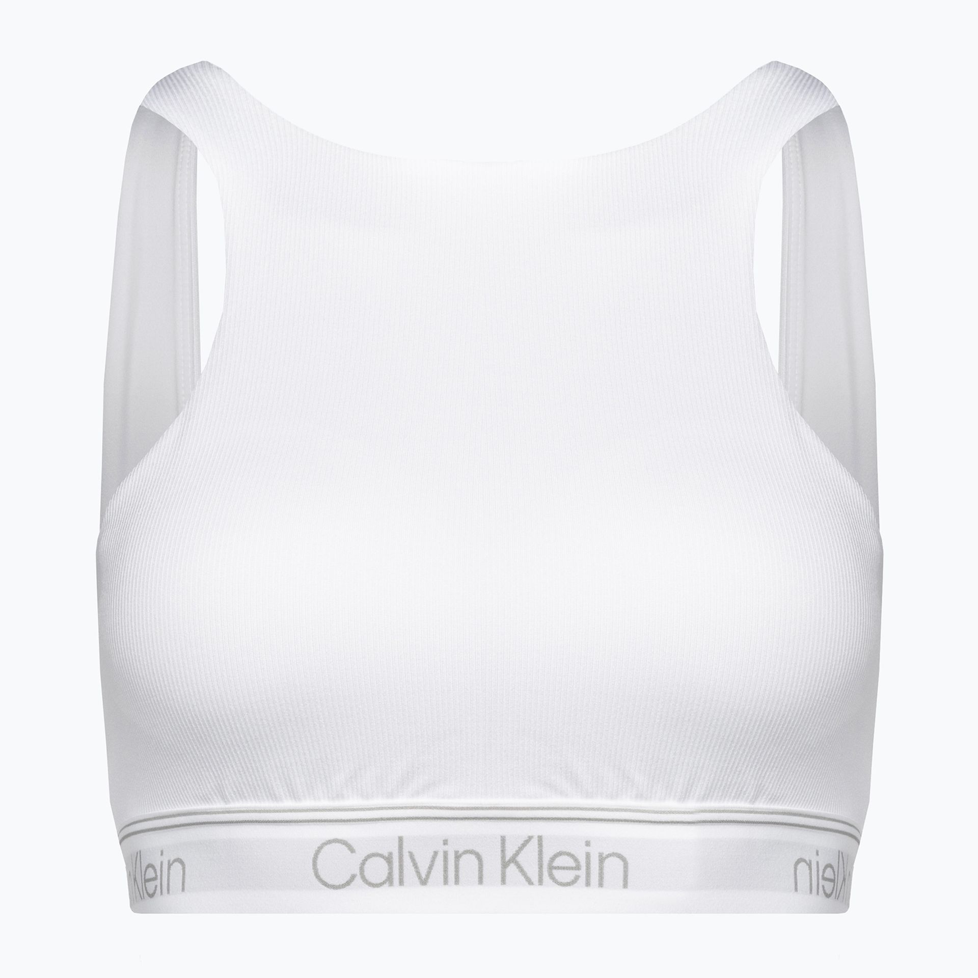 Biustonosz fitness Calvin Klein Medium Support bright white
