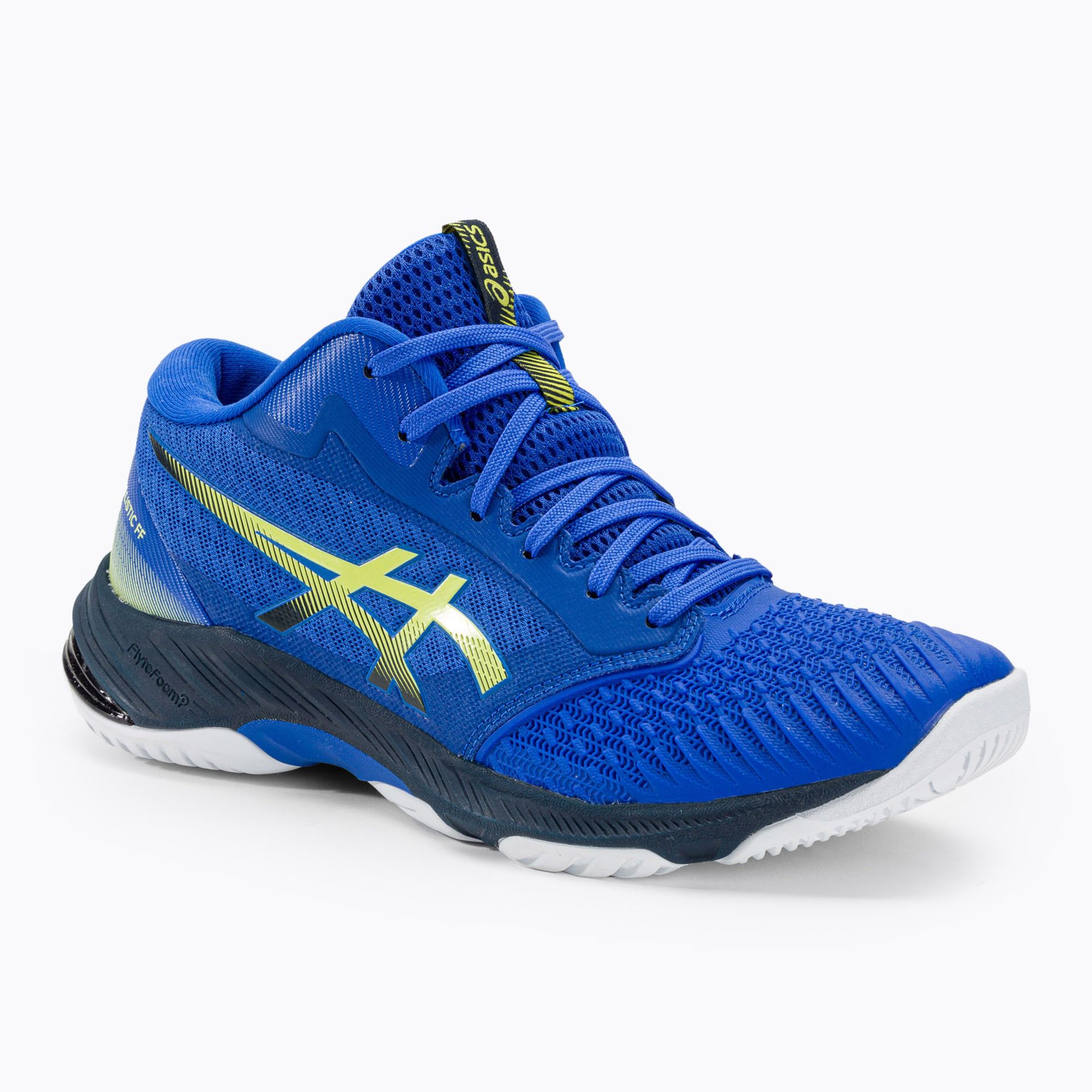 Buty do siatkówki męskie ASICS Netburner Ballistic FF MT 3 illusion blue/glow yellow