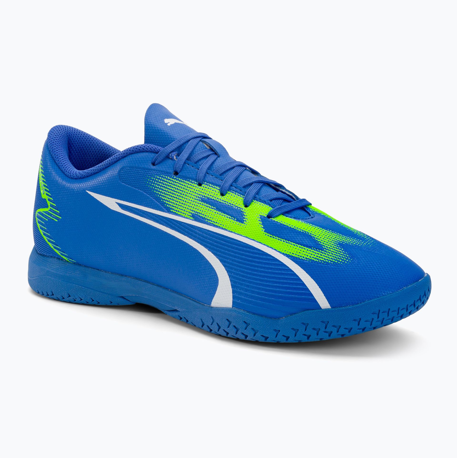 Buty piłkarskie męskie PUMA Ultra Play IT ultra blue/puma white/pro green