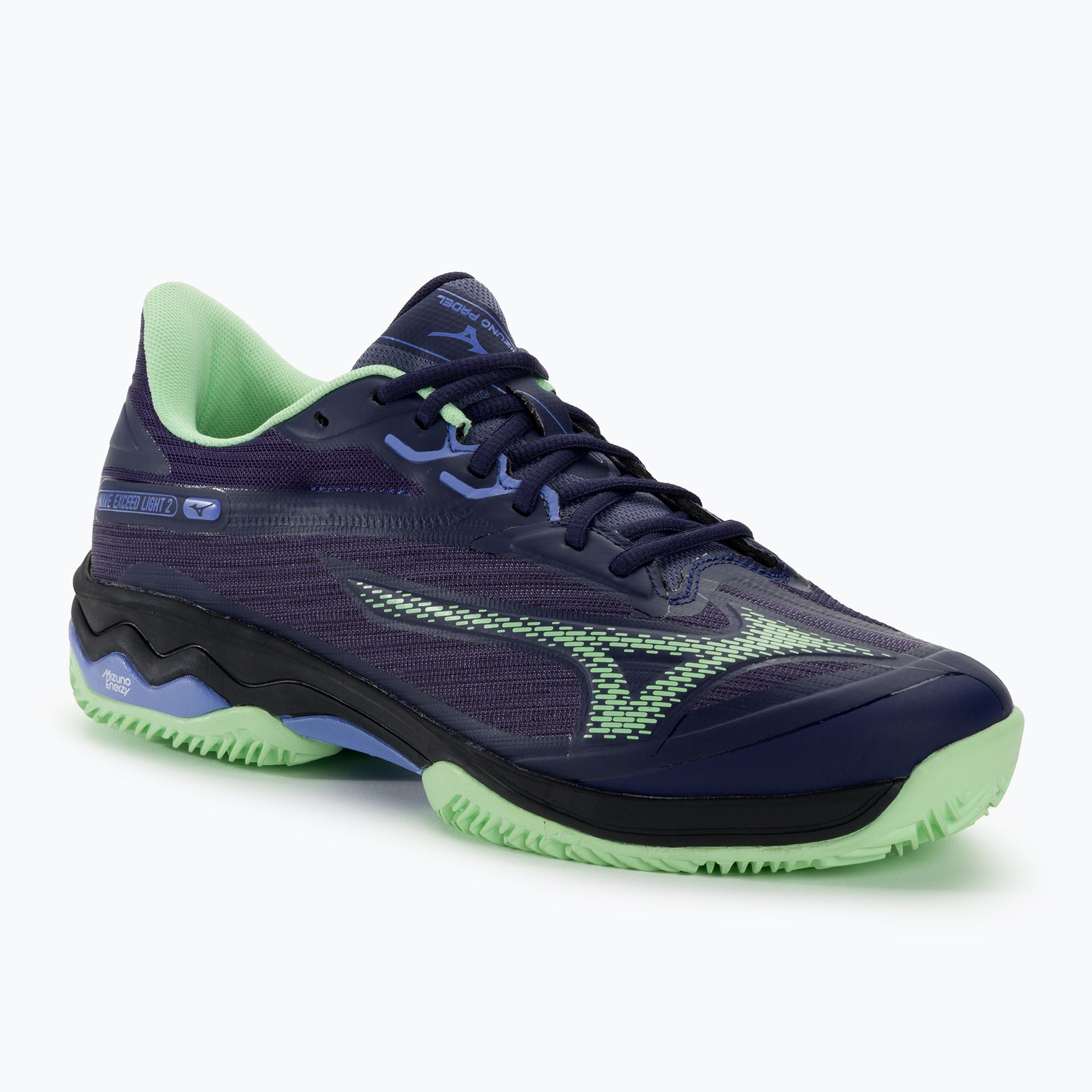 Buty do padla męskie Mizuno Wave Exceed Light 2 Padel evening blue/patina green/lolite