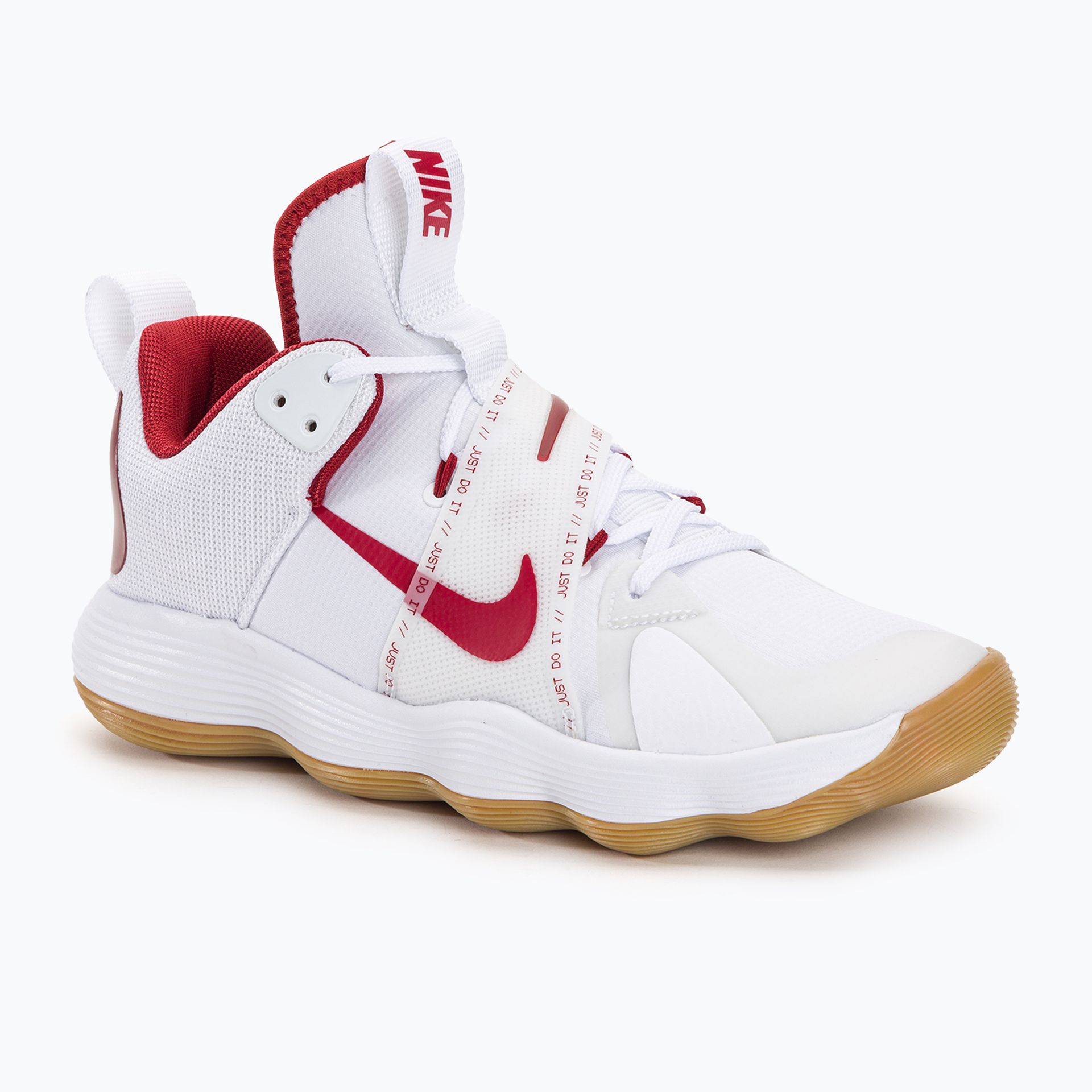 Buty do siatkówki męskie Nike React Hyperset SE white/team crimson white