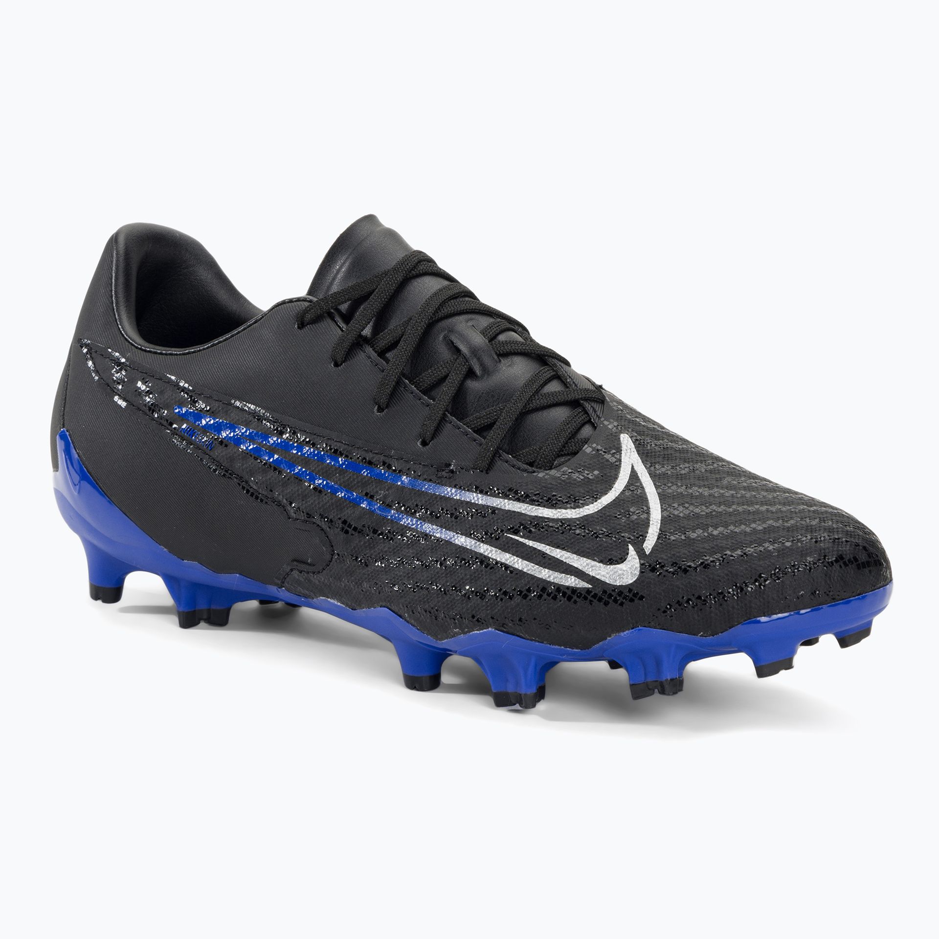Buty do piłki nożnej Nike Phantom GX Academy FG/MG black/chrome/hyper royal