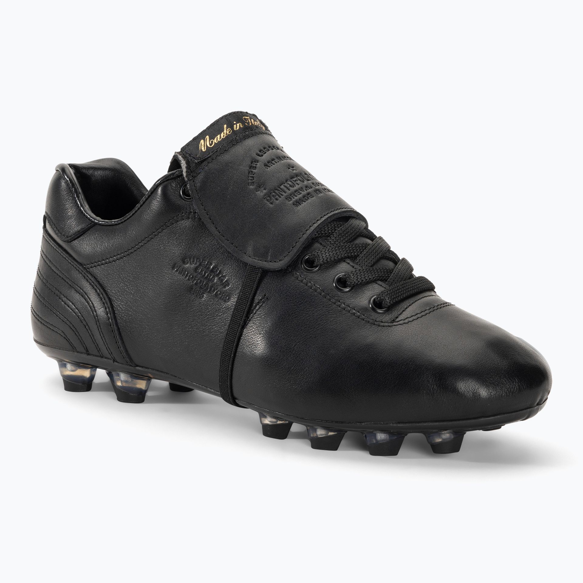 Buty piłkarskie męskie Pantofola d'Oro Lazzarini Tongue nero