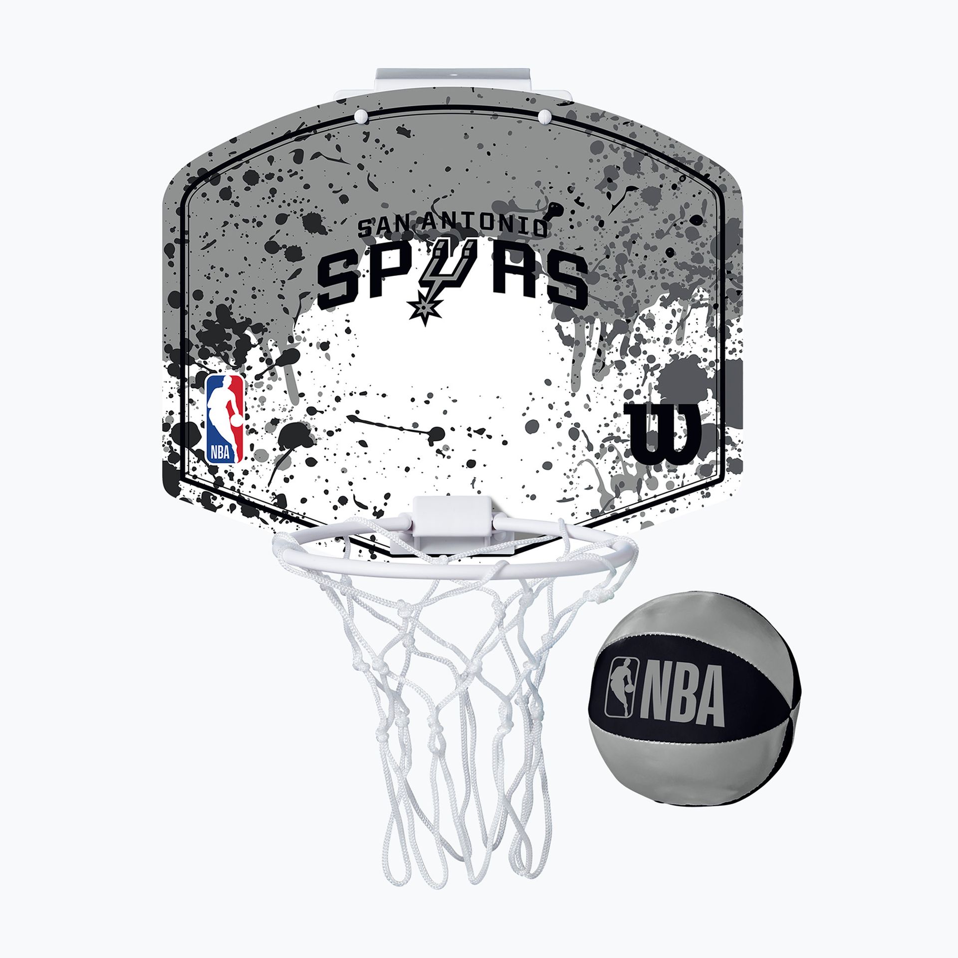 Zdjęcia - Pozostałe akcesoria Wilson Tablica do koszykówki  NBA Team San Antonio Spurs Mini Hoop (kolor S 