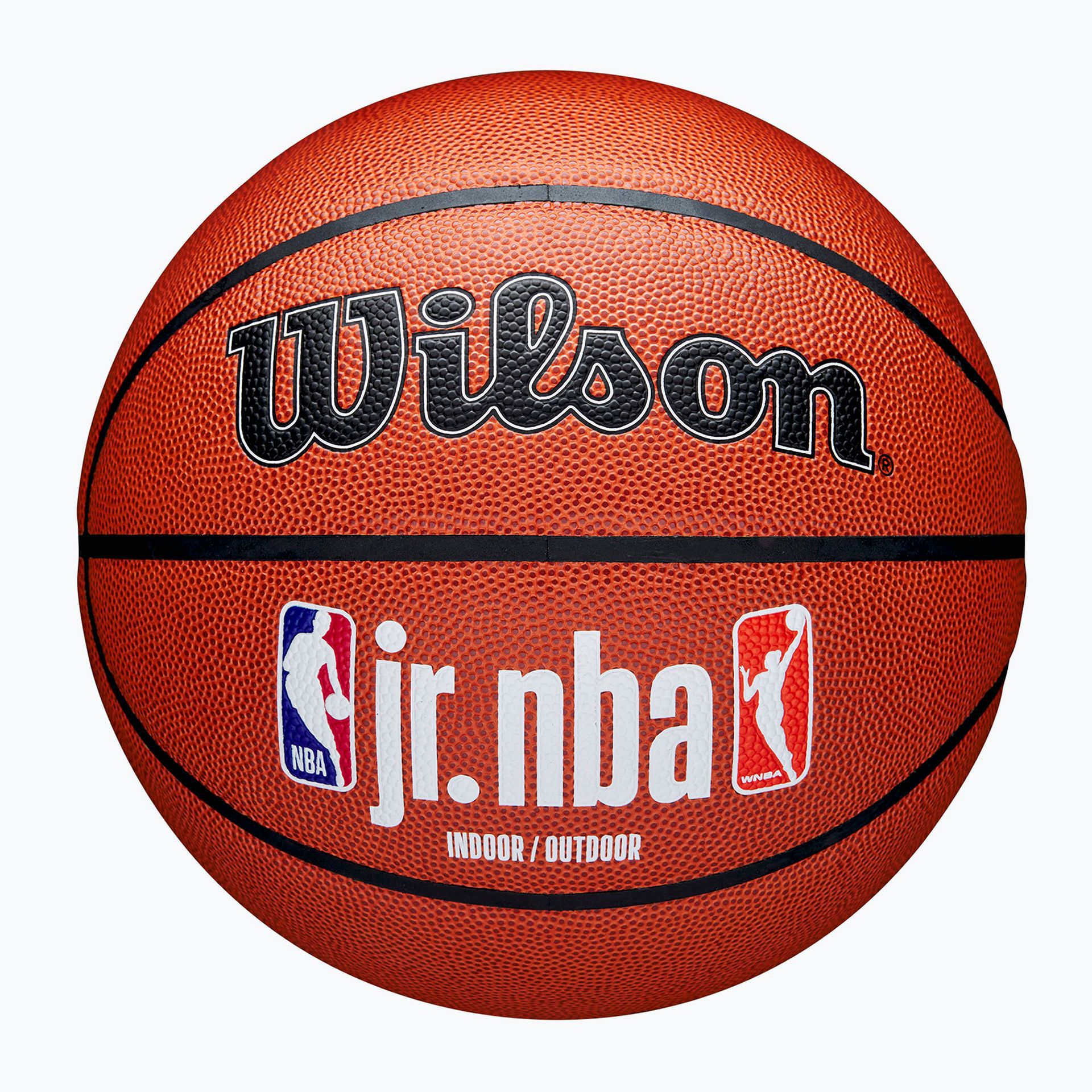 Piłka do koszykówki Wilson NBA JR Fam Logo Indoor Outdoor brown rozmiar 6