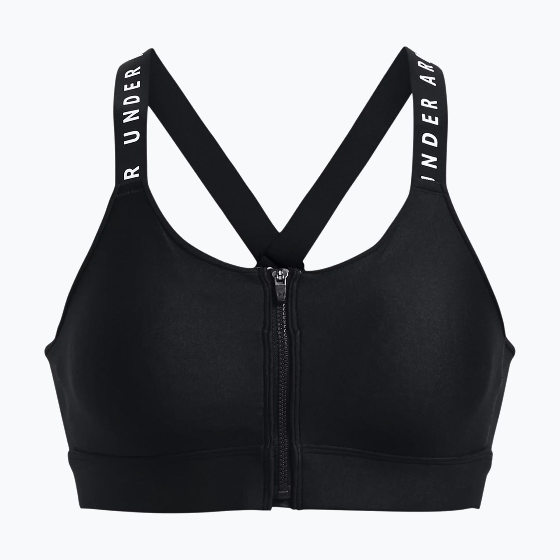 Biustonosz fitness Under Armour Infinity High Bra Zip black/white