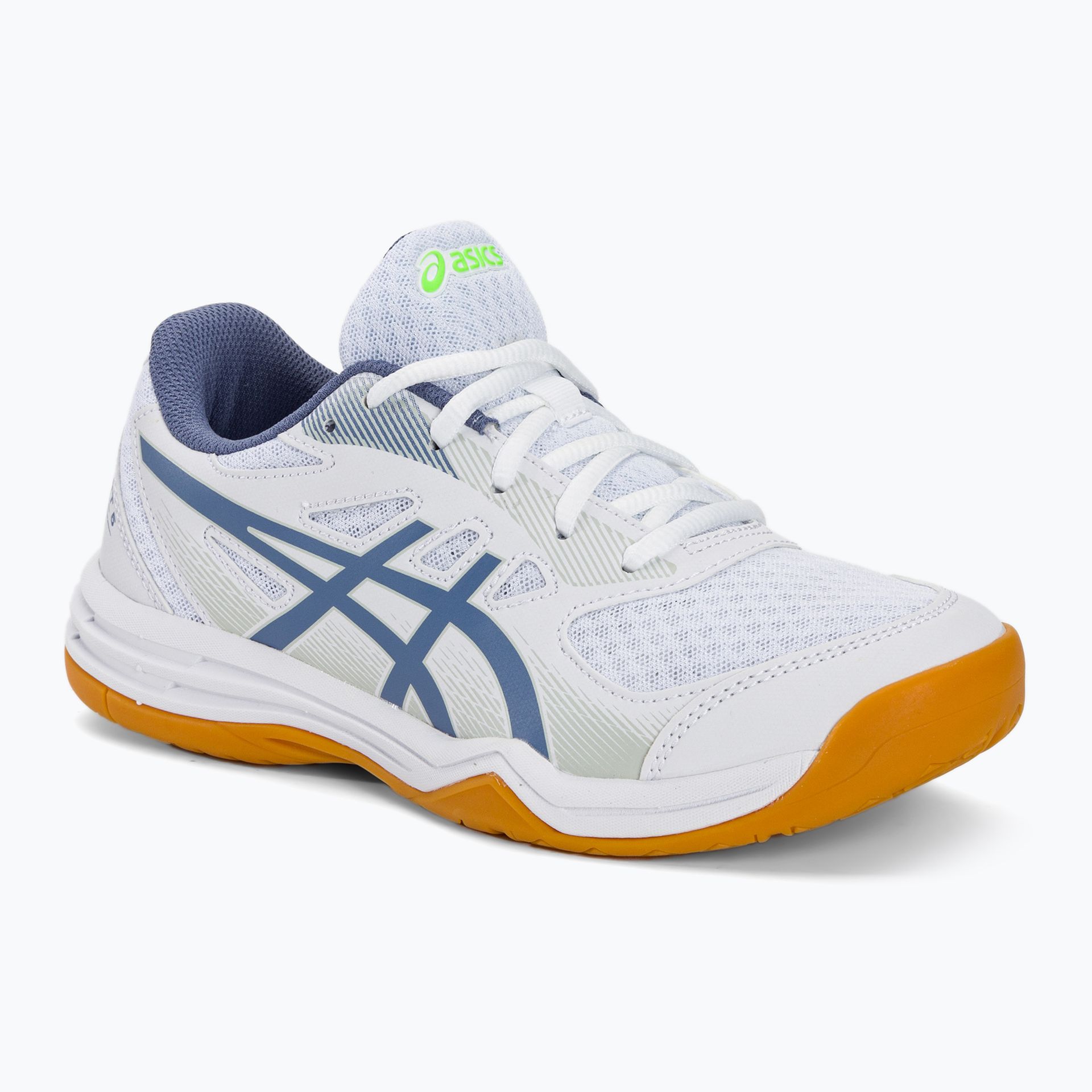 Buty do squasha dziecięce ASICS Upcourt 5 GS white/denim blue