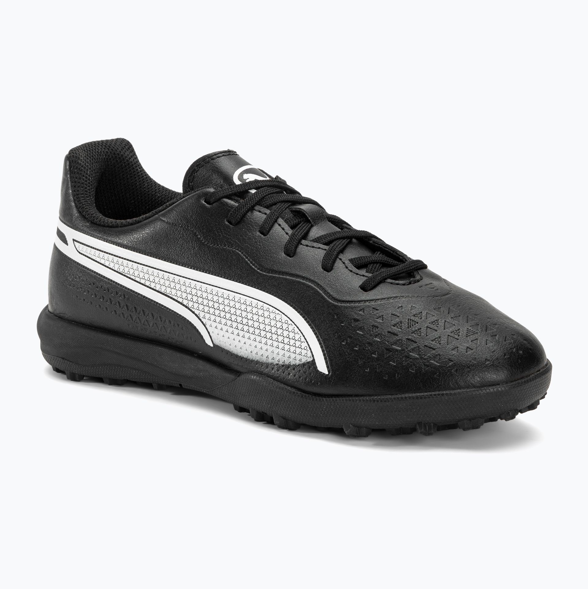 Buty piłkarskie dziecięce PUMA King Match TT puma black/puma white