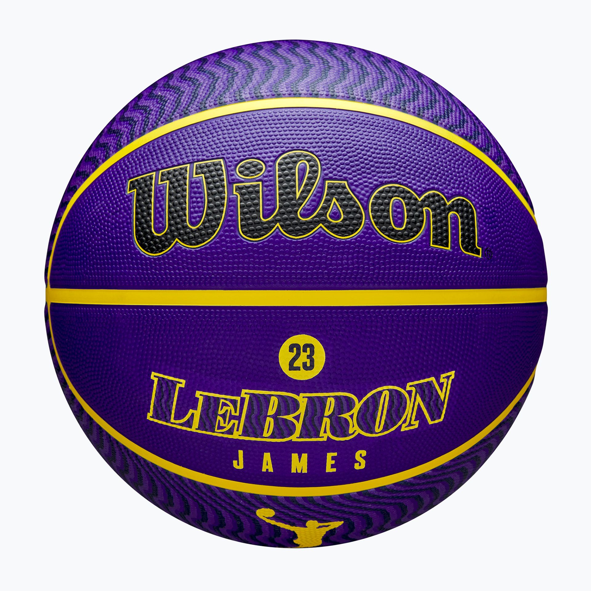 Фото - Інший інвентар Wilson Piłka  NBA Player Icon LeBron James Outdoor Ball (kolor Fioletowy, r 