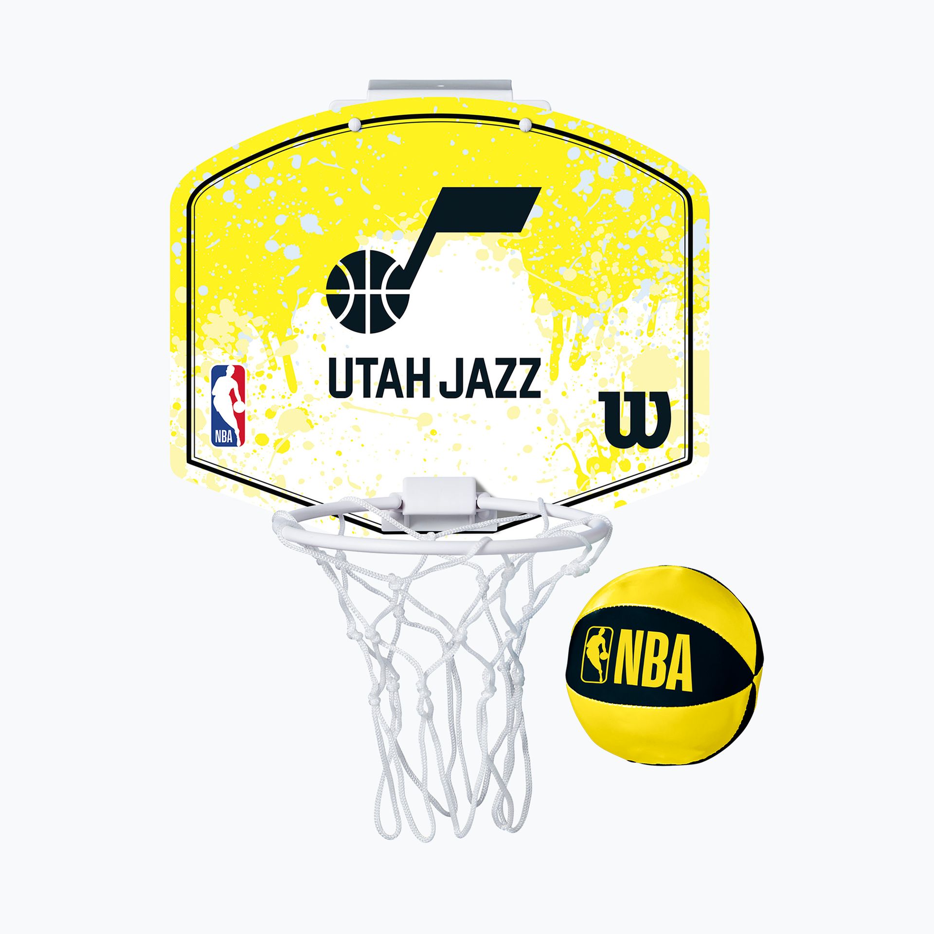 Zdjęcia - Pozostałe akcesoria Wilson Tablica do koszykówki  NBA Team Utah Jazz Mini Hoop (kolor Żółty, ro 