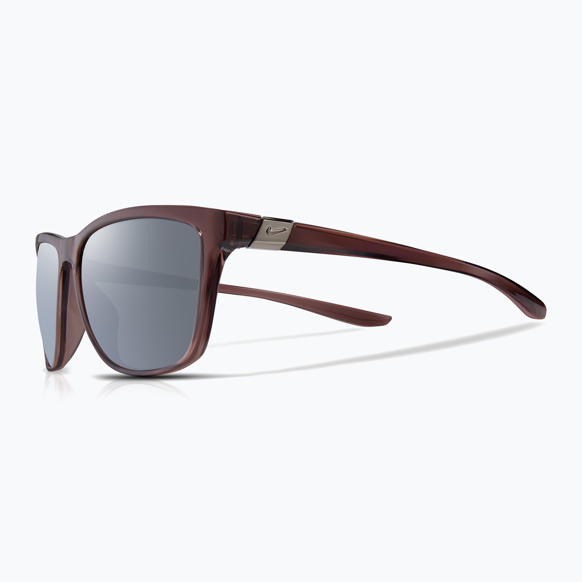 Okulary przeciwsłoneczne damskie Nike City Icon smokey mauve/grey w/silver flash