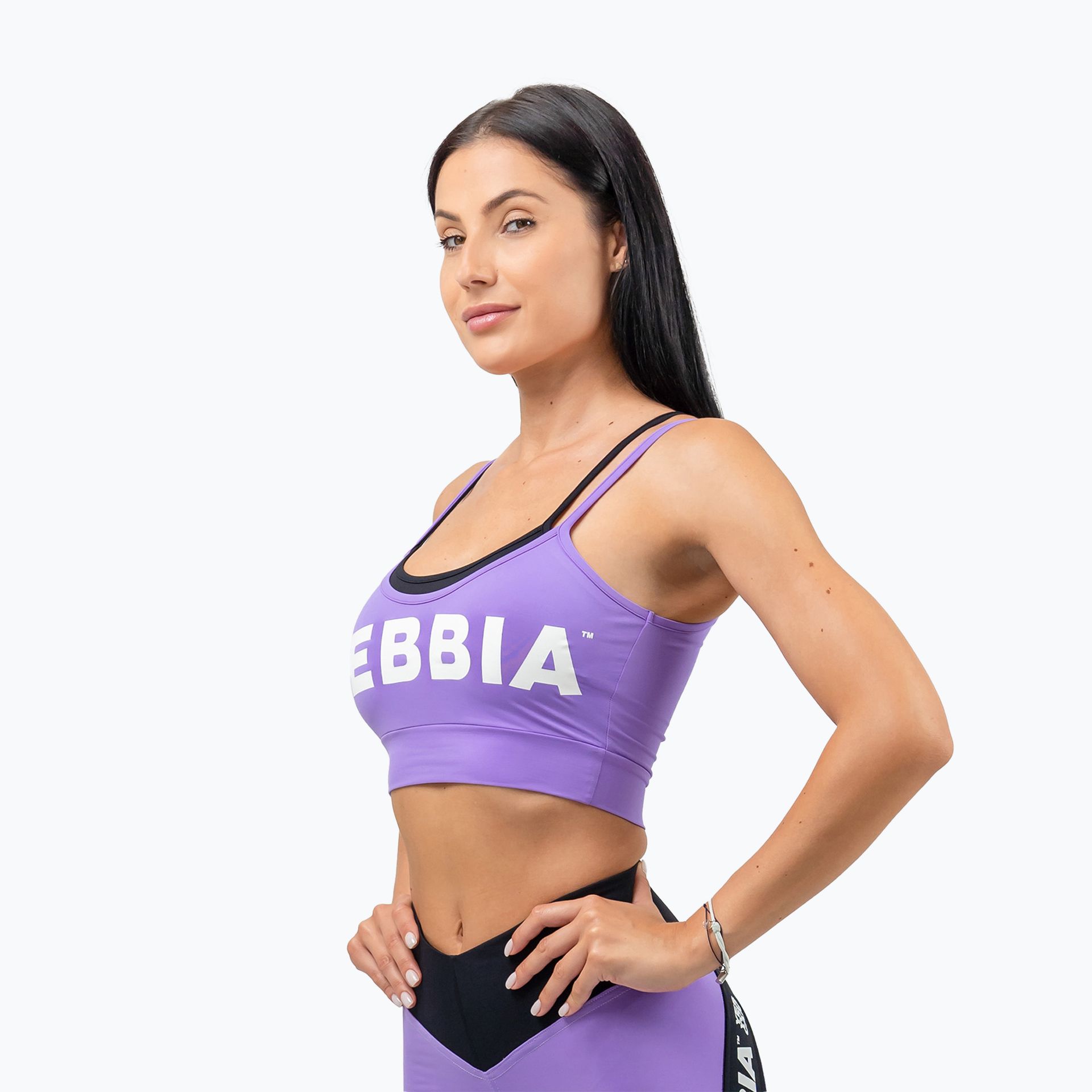 Biustonosz fitness NEBBIA Flex lila | WYSYŁKA W 24H | 30 DNI NA ZWROT