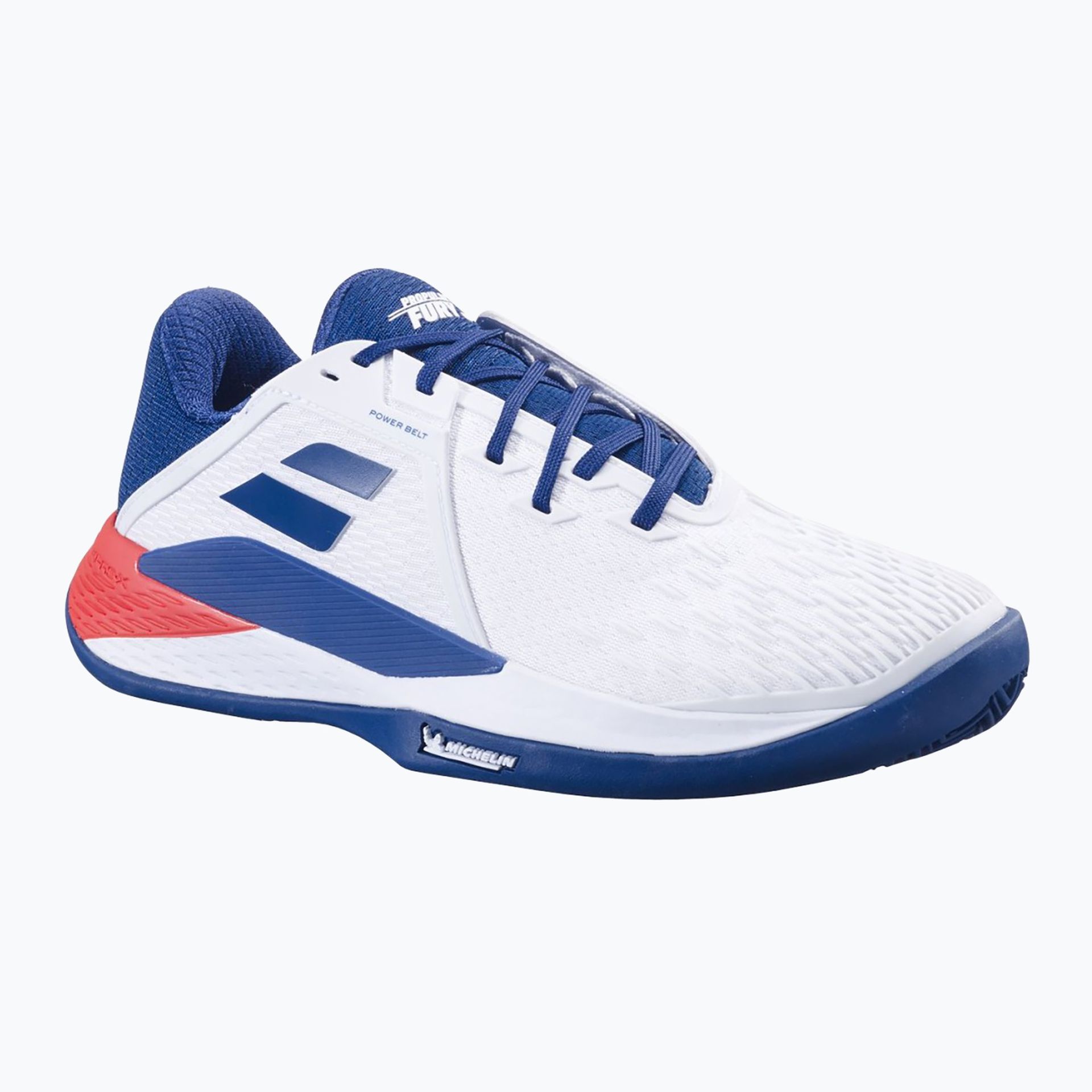 Buty do tenisa męskie Babolat Propulse Fury 3 Clay white/estate blue