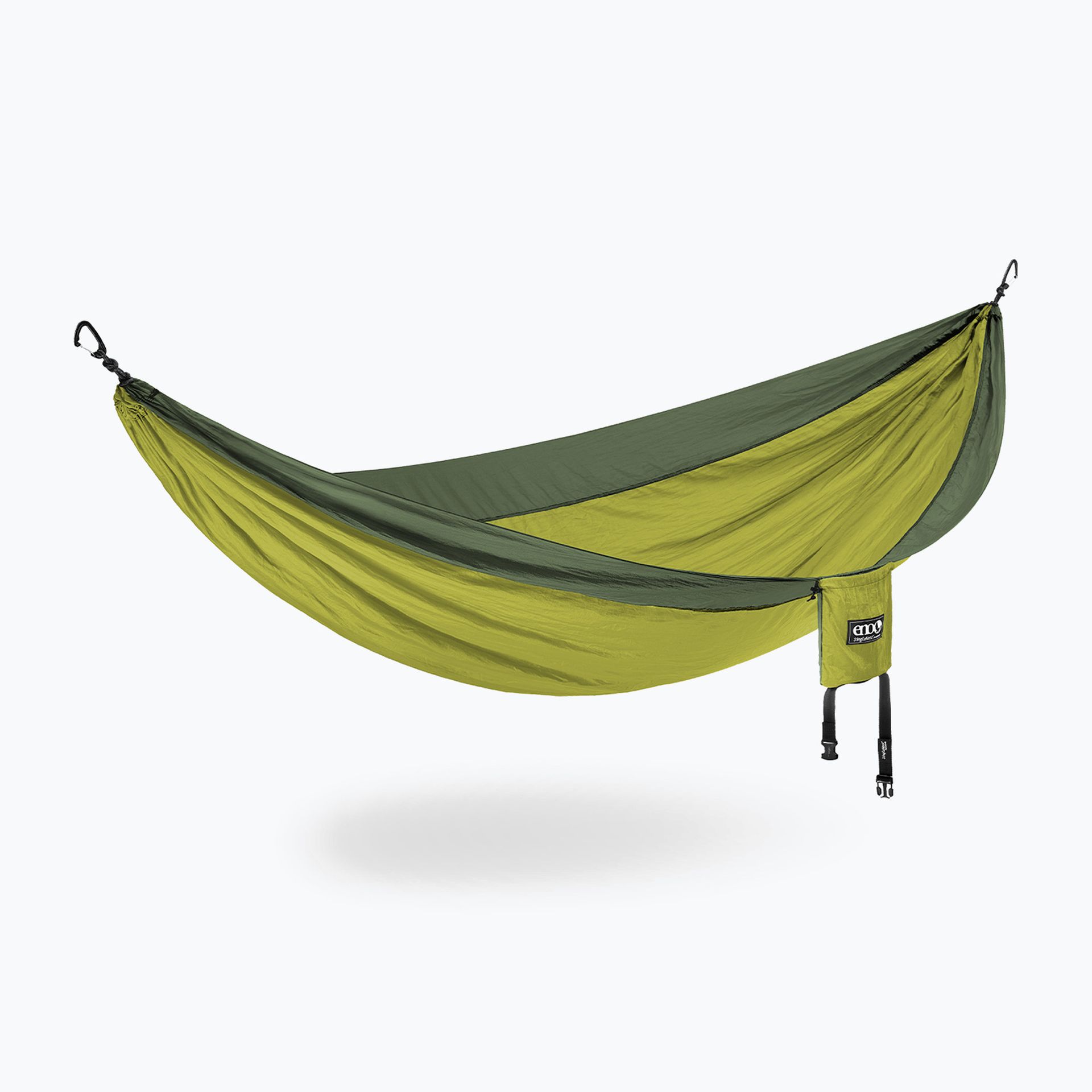 Hamak turystyczny ENO Single Nest melon/olive