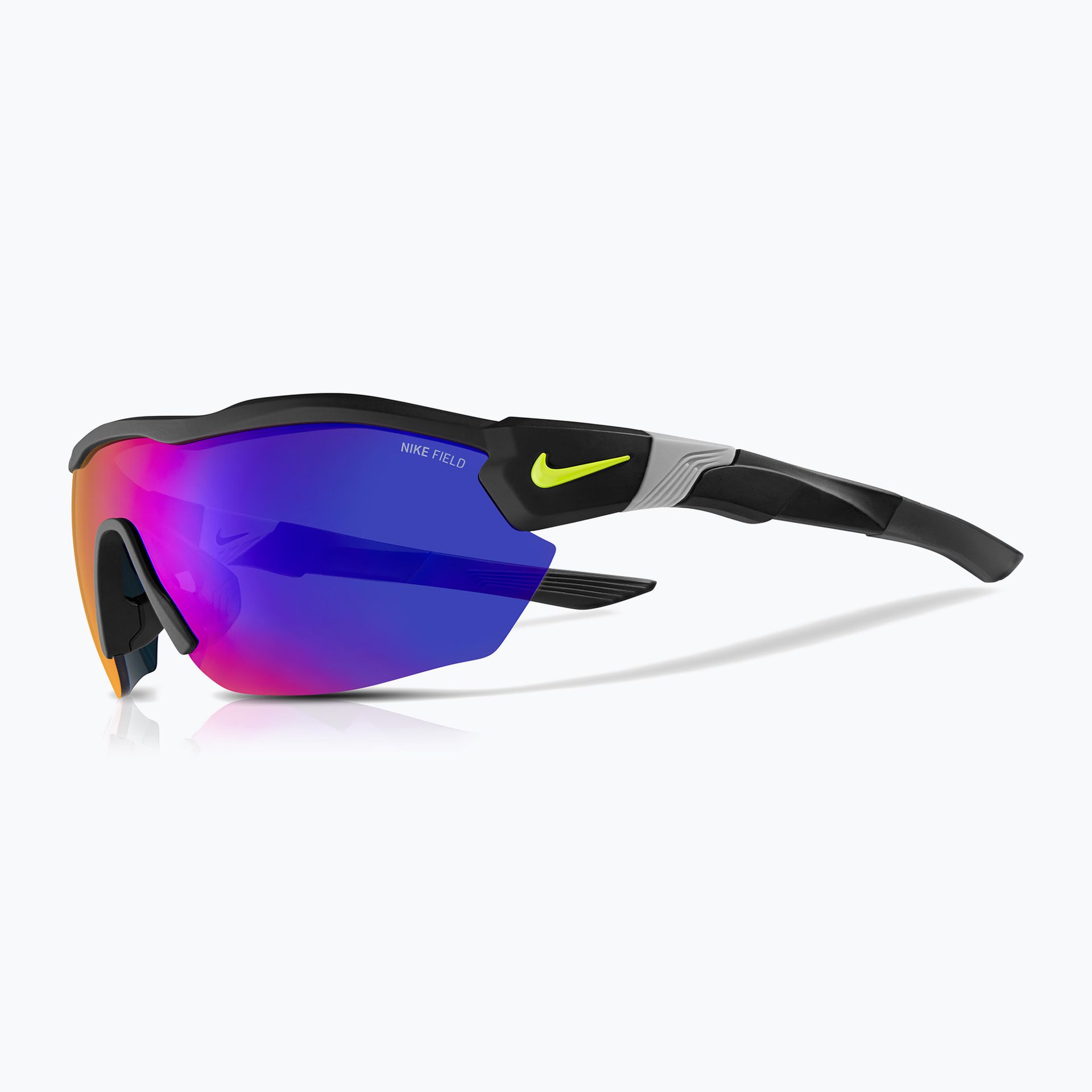 Okulary przeciwsłoneczne męskie Nike Show X3 Elite L matte black/volt/field tint | WYSYŁKA W 24H | 30 DNI NA ZWROT