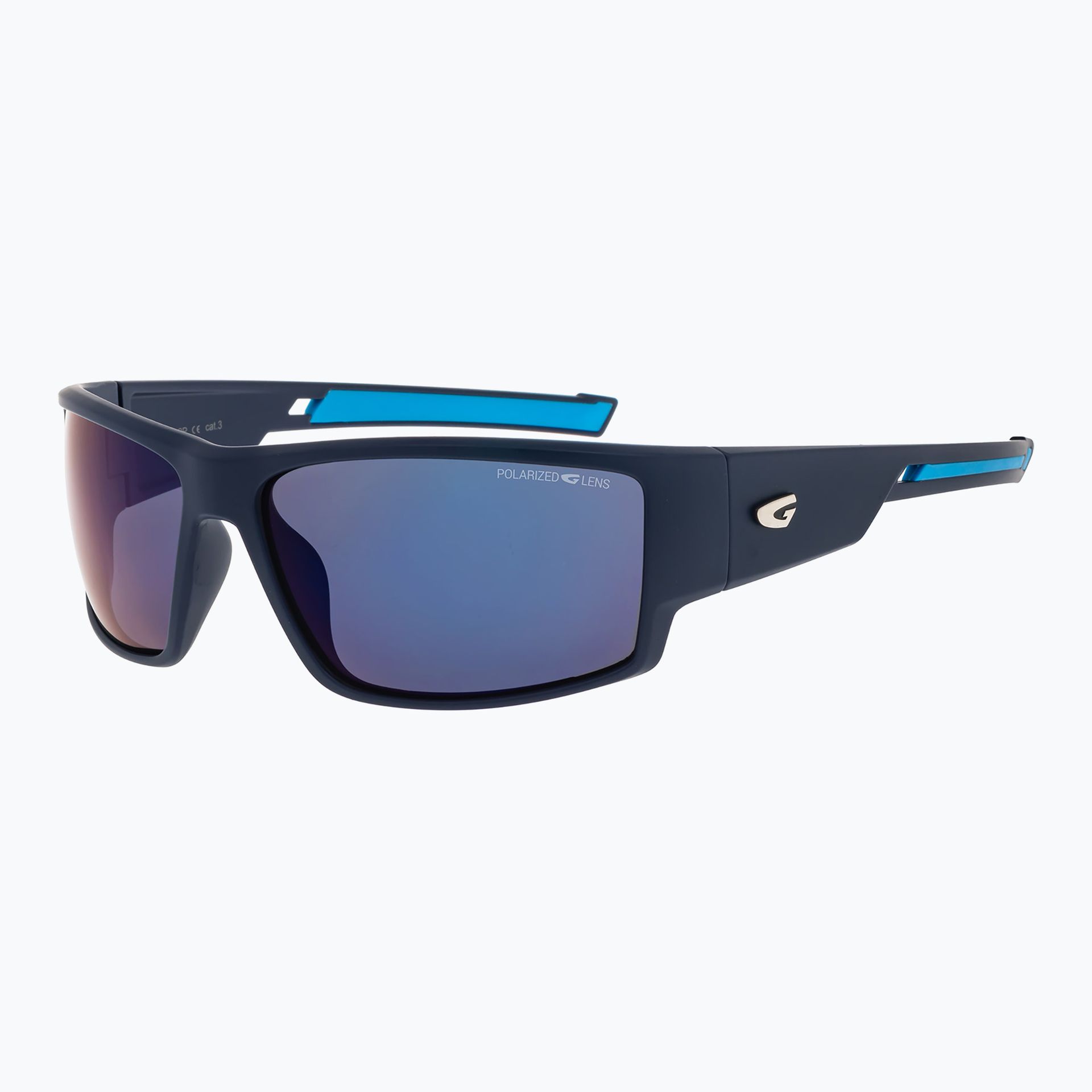 Okulary przeciwsłoneczne GOG Fen matt navy blue/blue/blue mirror