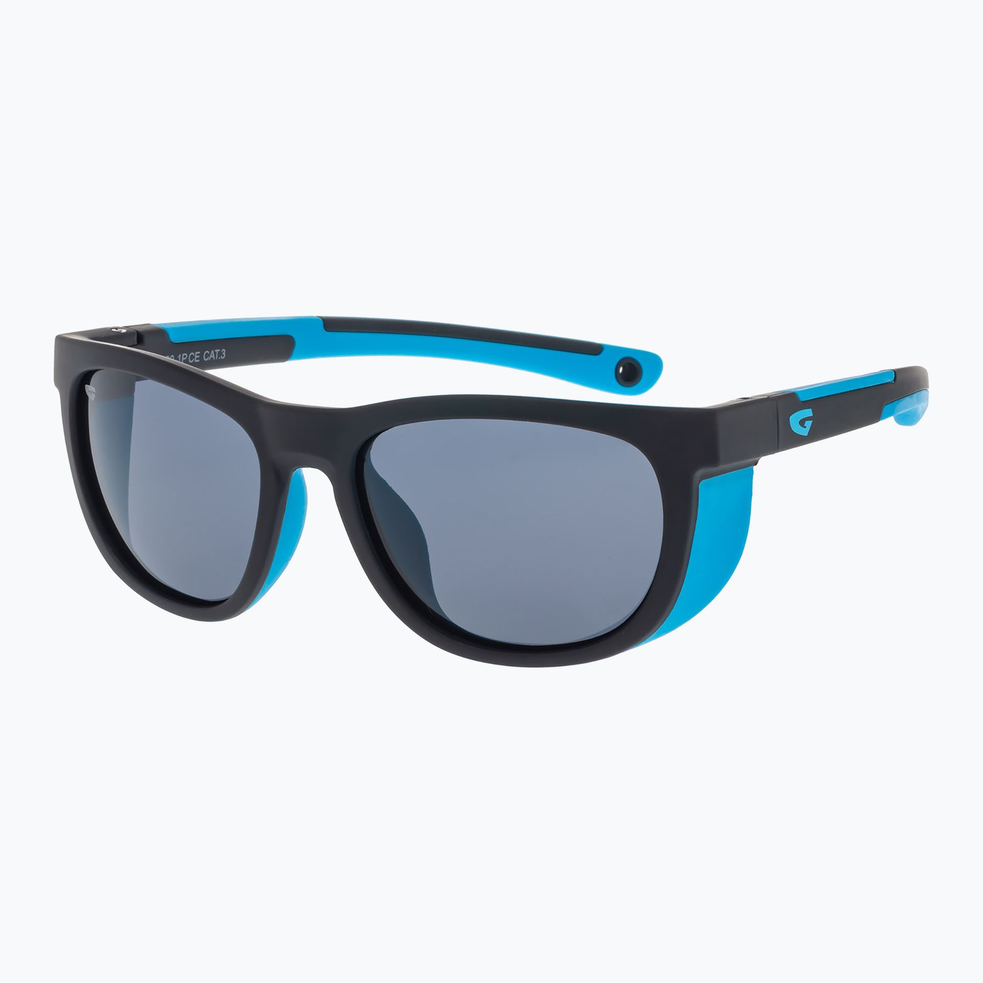 Okulary przeciwsłoneczne dziecięce GOG Eden matt black/blue/smoke