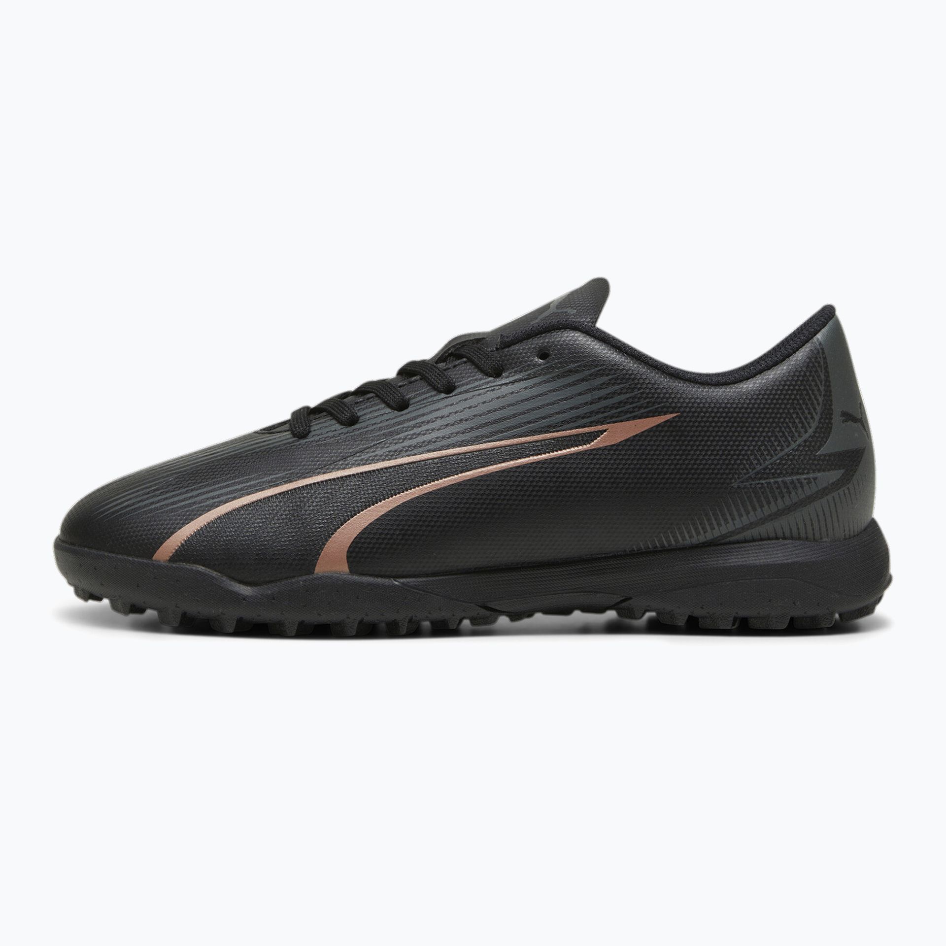 Buty piłkarskie dziecięce PUMA Ultra Play TT Jr puma black/copper rose