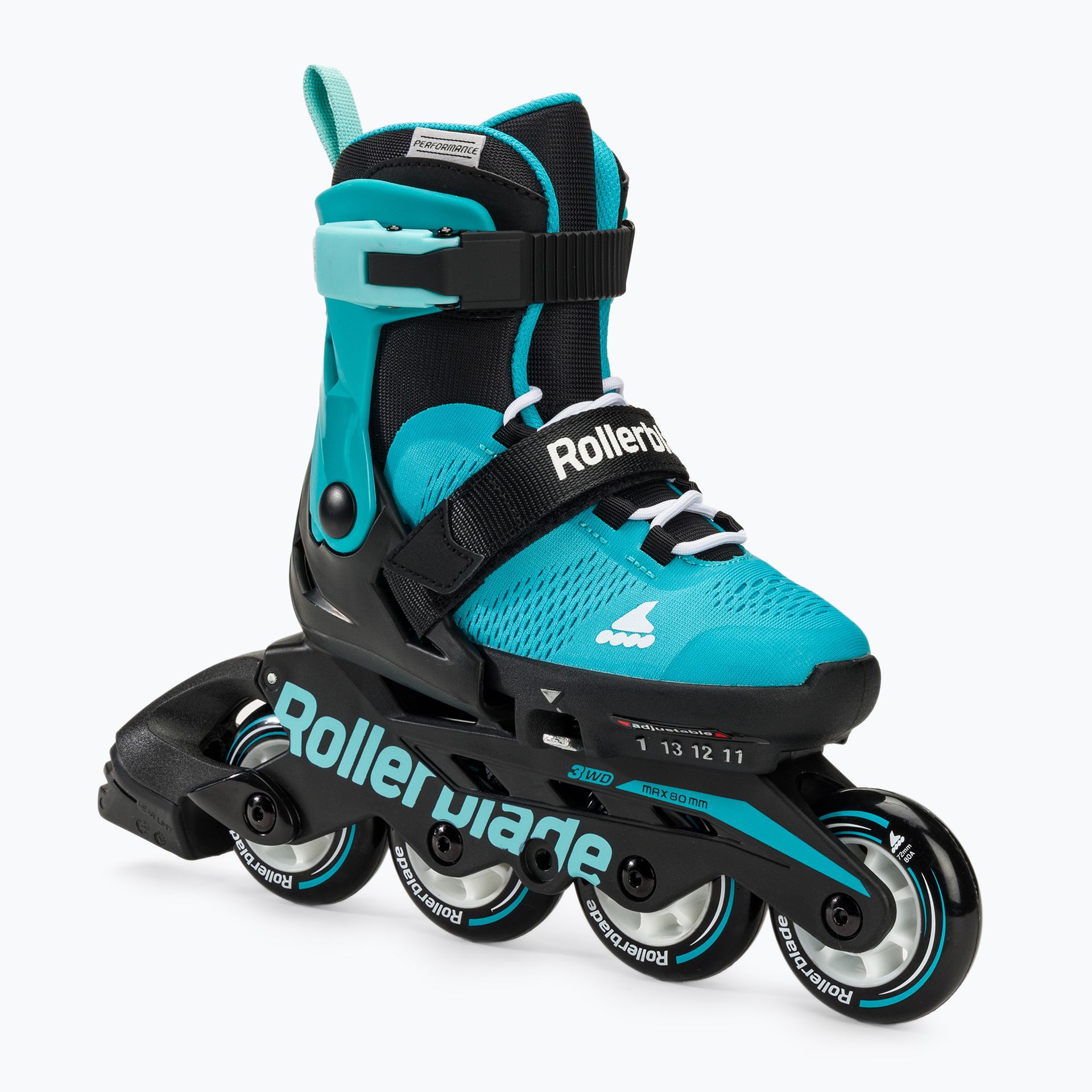 Rolki dziecięce Rollerblade Microblade aqua/black