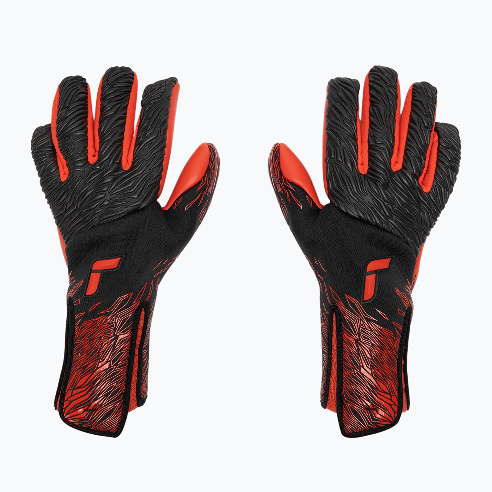 Rękawice bramkarskie Reusch Venomous Gold X black/fiery red