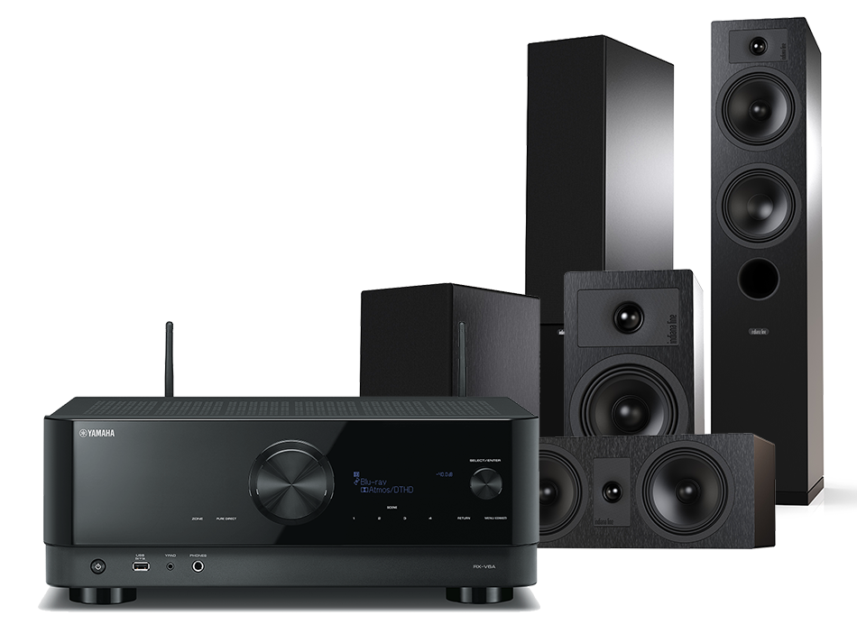 Yamaha RX-V6A + Tesi 5 + 2 + 7