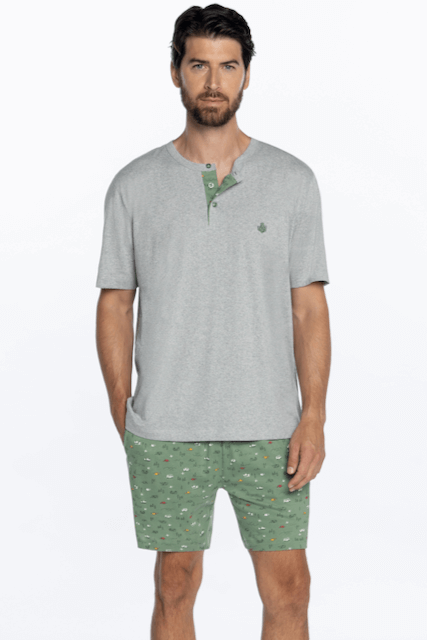 Piżama męska FABIO Szary S