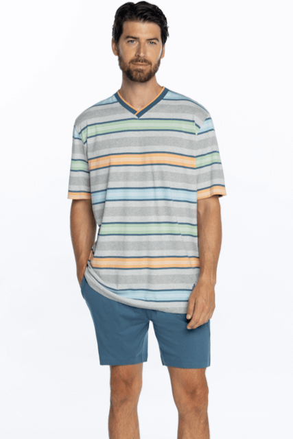 Piżama męska ANDREAS Szary S