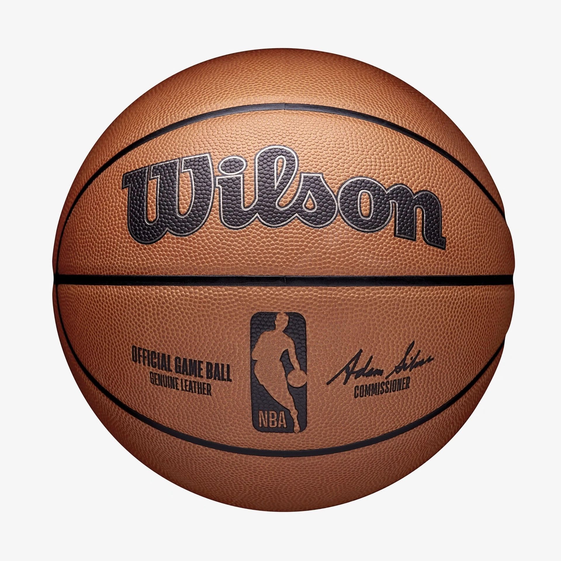 Wilson NBA Official Game Ball WTB7500ID, unisex, piłki do koszykówki, Pomarańczowe