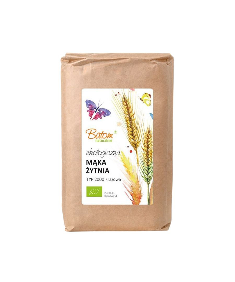 Mąka żytnia typ 2000 BIO 1kg BATOM