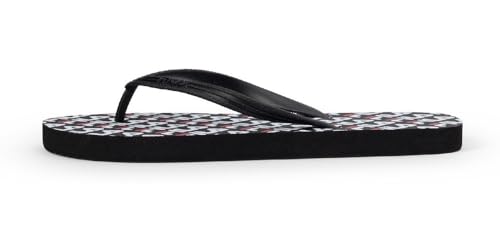 FILA Troy Logo wsuwane klapki damskie, Black White Fila Red, 40 EU