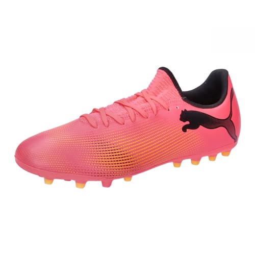 PUMA Męskie buty piłkarskie Future 7 Play Mg, Sunset Glow PUMA Black Sun Stream, 44 EU