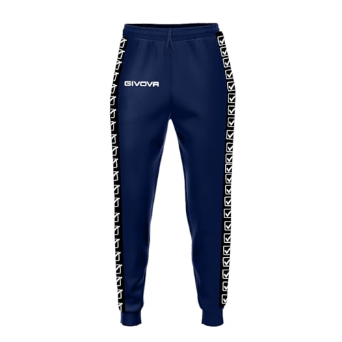 GIVOVA Spodnie Terry Band, Unisex, Niebieski