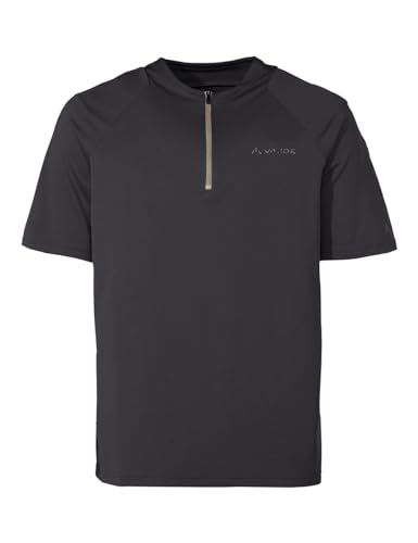 VAUDE Męska koszula Tremalzo Q-Zip, Phantom - Czarny, S