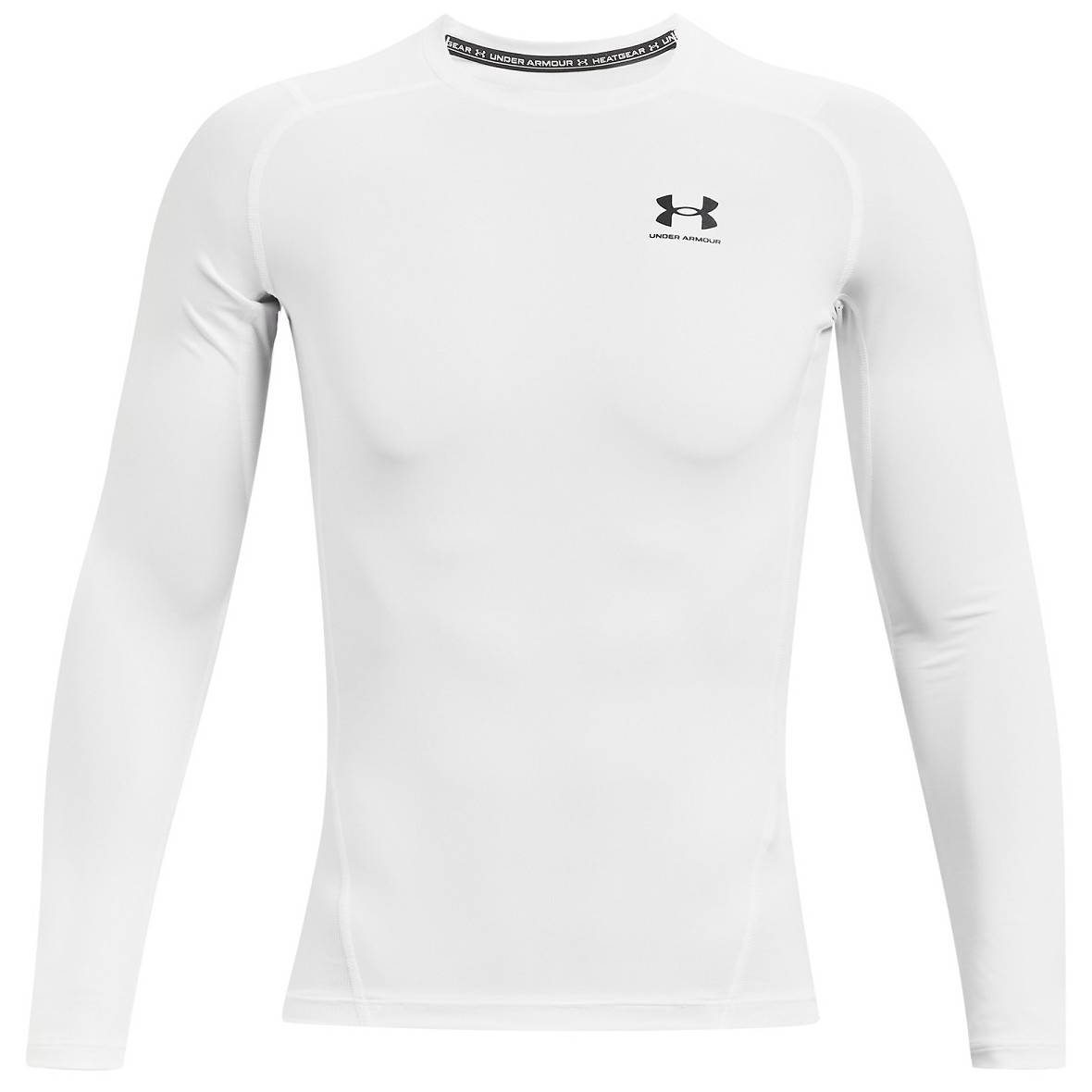 Męska koszulka Under Armour HG Armour Comp LS Rozmiar: M / Kolor: biały