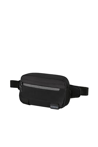 American Tourister Urban Track - torba na ramię, 26 cm, 3/4 l, czarna (Asphalt Black), czarny (asfalt), Umhängetasche (26 cm - 3/4 L), Modne kieszenie na biodrach