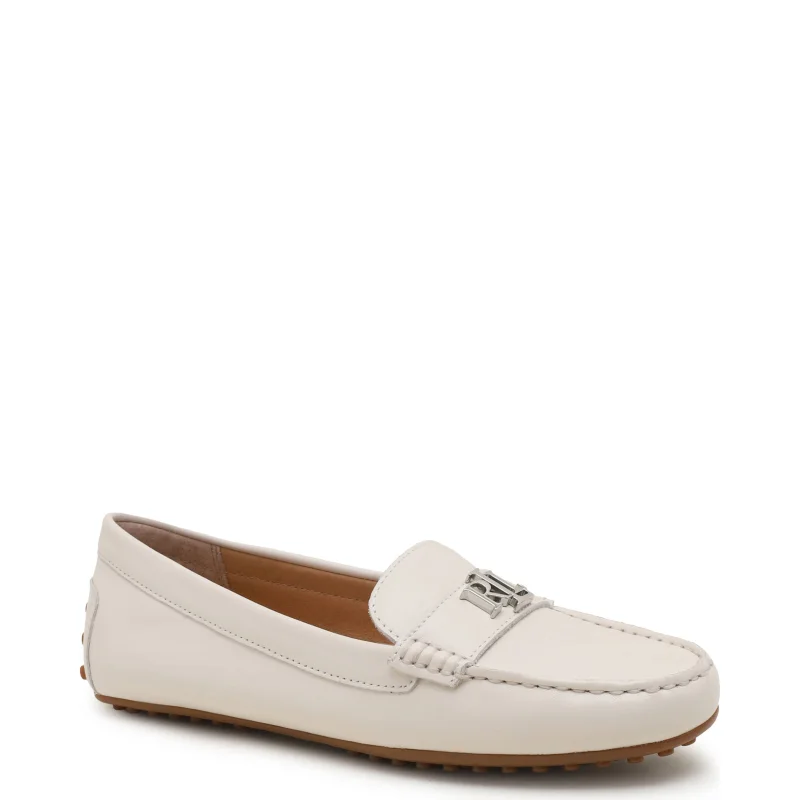 LAUREN RALPH LAUREN Skórzane mokasyny BARNSBURY-FLATS-DRIVER