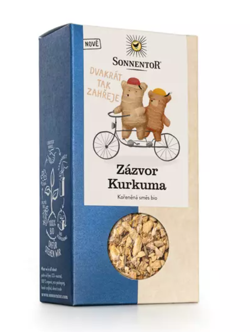 Sonnentor - Kurkuma imbirowa posypana BIO, 120 g