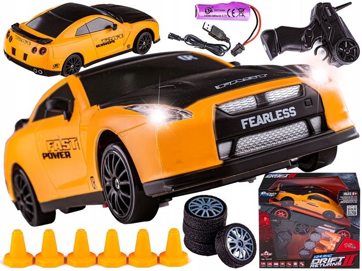Auto Do Driftu Na Pilota 1:24 Autko Zdalnie Sterowane Rc Drift 4x4 Nissan