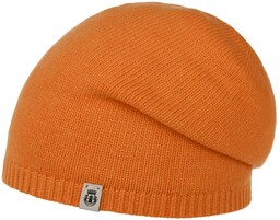 Czapka Beanie z Kaszmirem by Roeckl, pomarańczowy, One Size