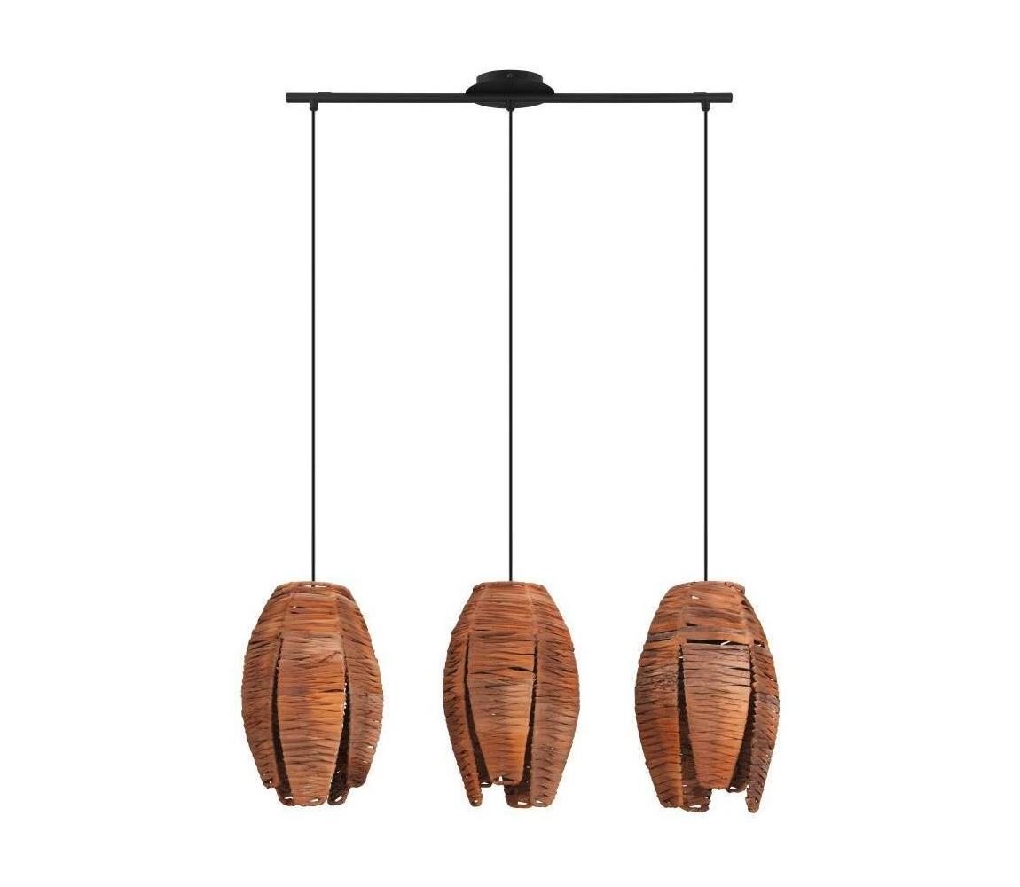 Eglo 43295 - Żyrandol na lince MONGU 3xE27/40W/230V