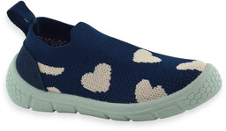 Wiosenne wsuwane buty sportowe dla dziewczynki granatowe Befado 102X020 Honey