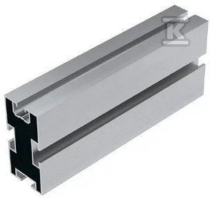 Profil aluminiowy 4400mm wzmocniony z kanałami pod śrubę teową (K-25-4400-3T)