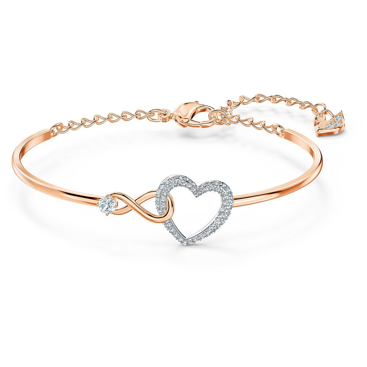 Bransoletka SWAROVSKI Infinity Bangle Heart 5518869