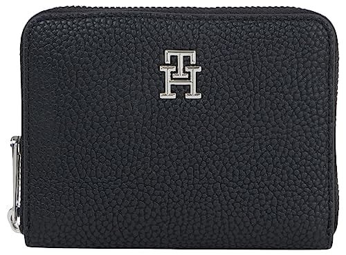 Tommy Hilfiger Damskie Portfele Th Emblem Med Za Czarne Os