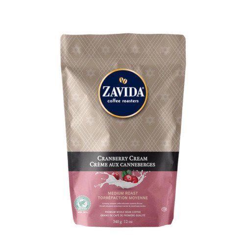 Zavida Cranberry Cream kawa ziarnista krem żurawinowy 340g