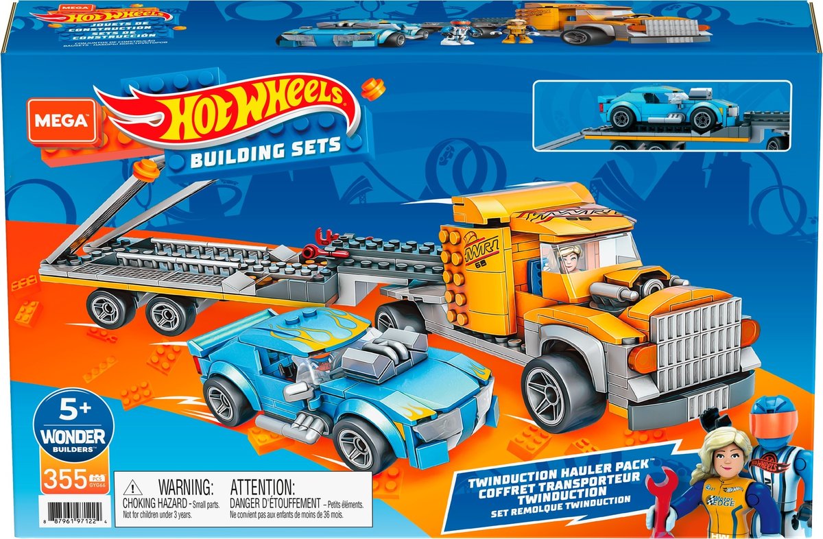 MEGA CONSTRUX HOT WHEELS TRANSPORTER AUTKO GYG66 AUTKA KLOCKI ZESTAW