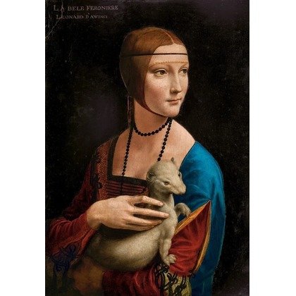 Puzzle 1000 elementów Dama z łasiczką Leonardo da Vinci Art Collection