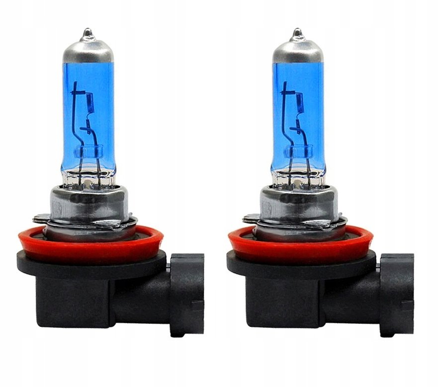 2x ŻARÓWKA SUPER WHITE H11 12V 55W E4 XENON TRWAŁA