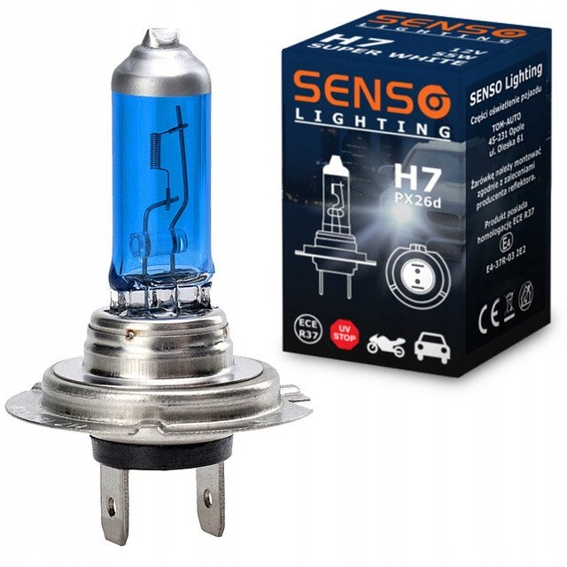 1X Żarówka H7 Senso Superwhite