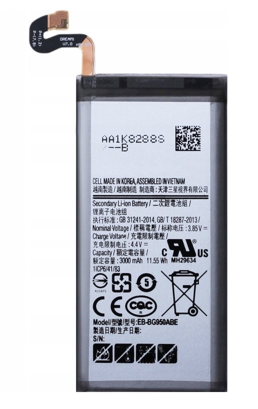 BATERIA G950 SAMSUNG GALAXY S8 EB-BG950ABE 3000mAh